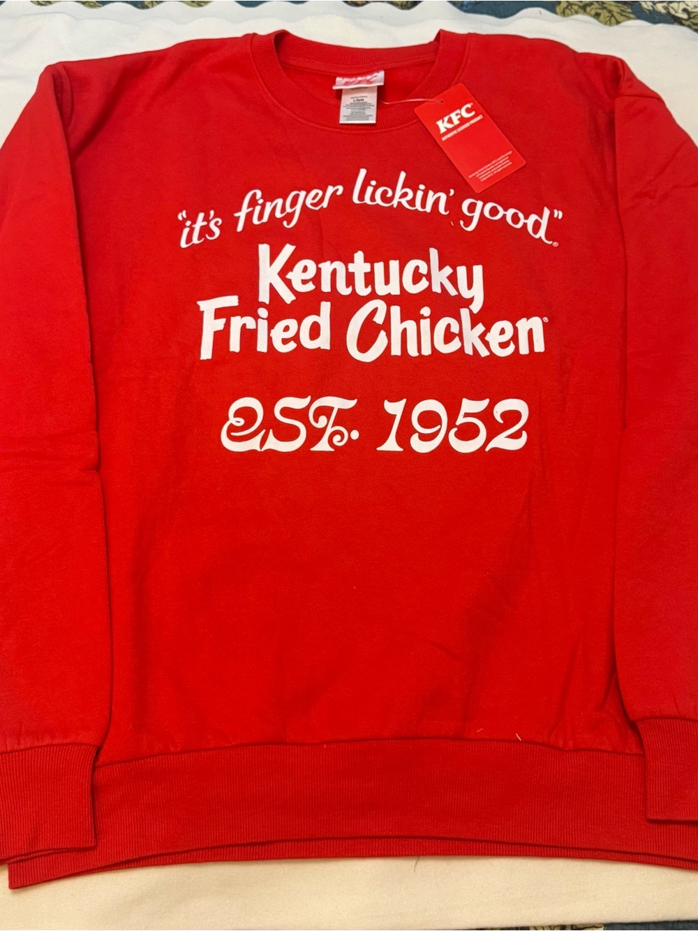 Red KFC Logo Crewneck Sweatshirt